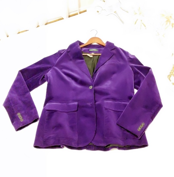 ralph lauren purple blazer